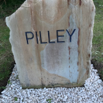 Newly Renovated Pilley Sign